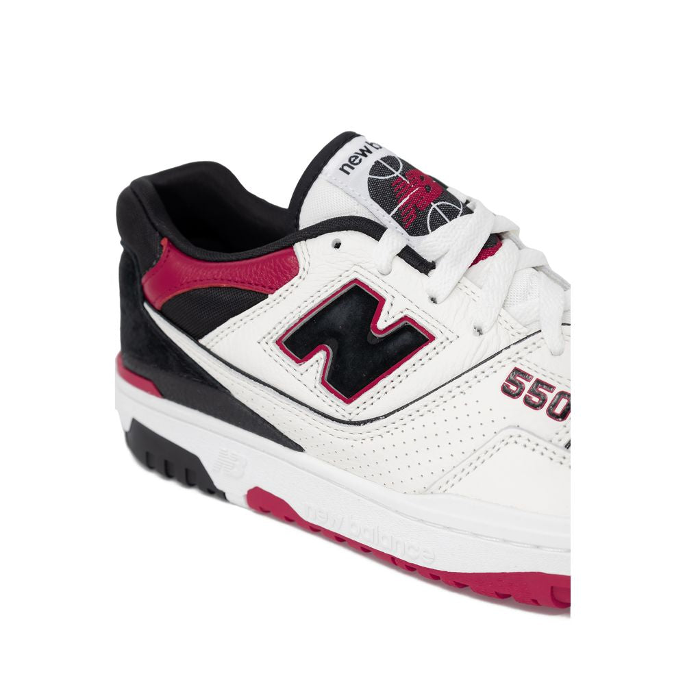 New Balance Red Leather Athletic Sneakers