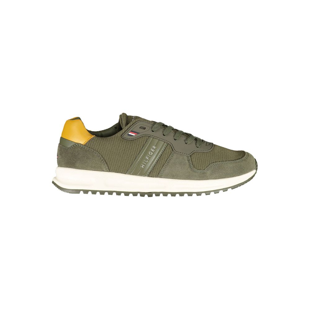 Tommy Hilfiger Green Polyester Sneaker
